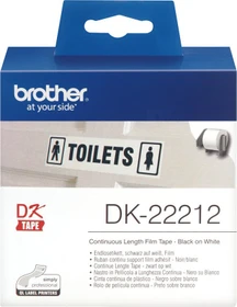 Brother Endlosetiketten DK-22212, 62mm, 15.2m, weiß