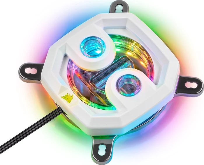 Corsair Hydro X Series XC7 RGB - 2019, weiß, 115X/AM4