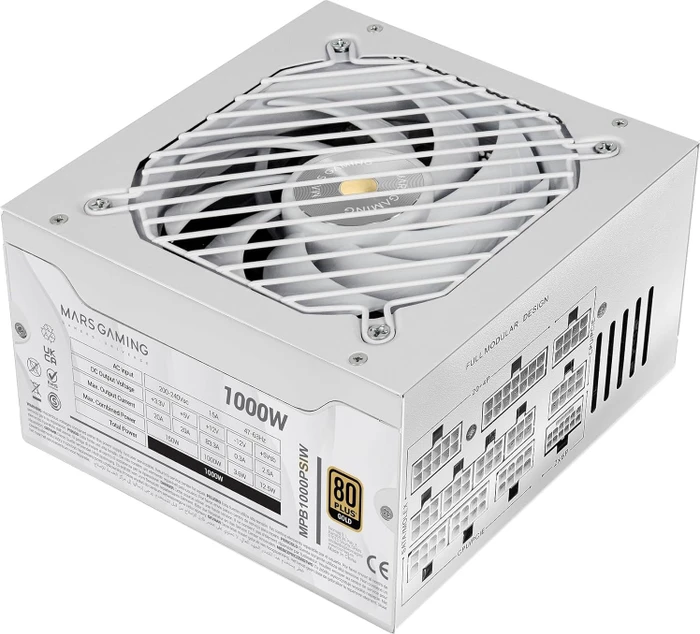 Mars Gaming MPB1000PSIW weiß 1000W, ATX 3.1