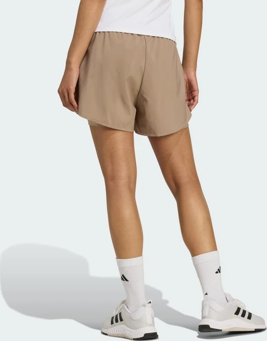 adidas Aeroready Made For Trainining Minimal 2in1 Hose kurz chalky brown/black (Damen)