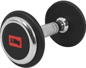 Gorilla Sports Profi Gummi Kurzhantel 2.5kg