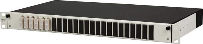 Metz Connect OpDAT slide splice LWL-Patchpanel SC-D Kupplungen, OM2, 6-Port, 1HE, 1HE