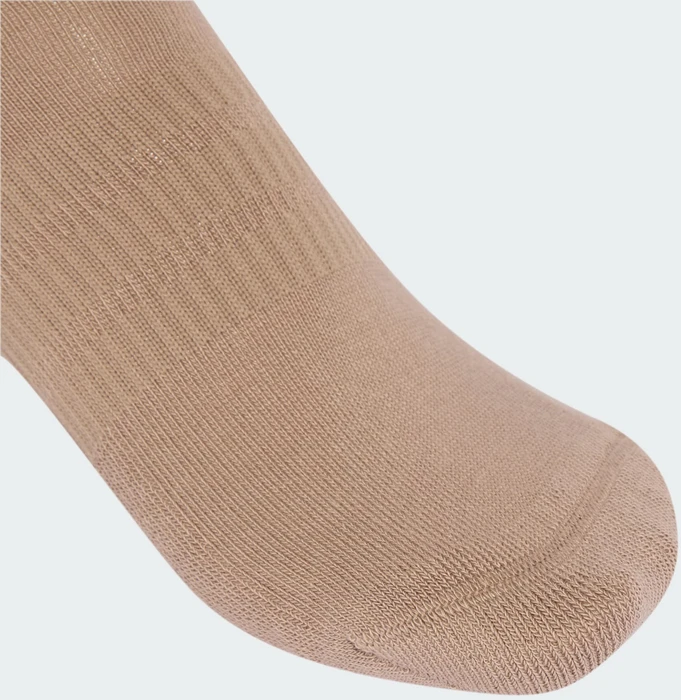 adidas Cushioned Crew Socken crystal linen/aurora coffee/chalky brown, 3 Paare