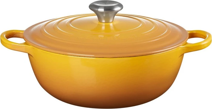 Le Creuset La Marmite Bräter aus Gusseisen rund 26cm 4.1l nectar