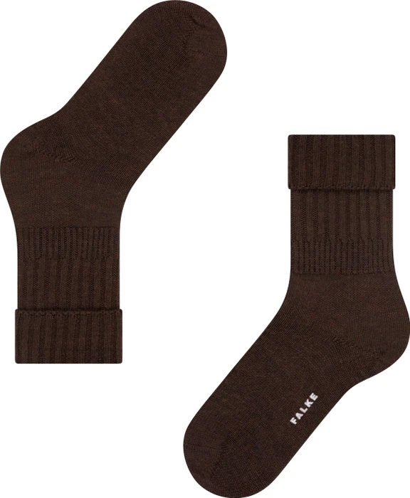 Falke Striggings Rib Socken dark brown (Damen)