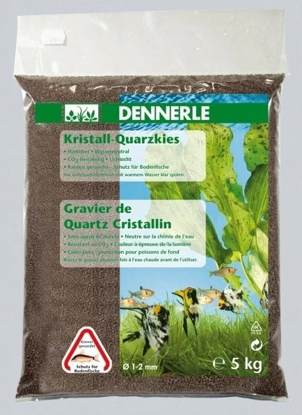 Dennerle Kristall-Quarzkies, 5kg, braun