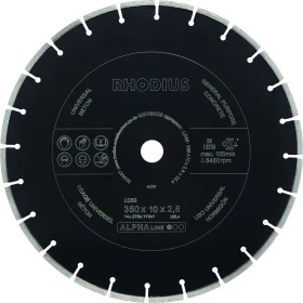 Rhodius LD50 Diamanttrennscheibe, 350x2.8x25.4mm, 1 Stück