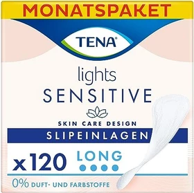 Tena Lights Sensitive long Hygieneeinlage, 120 Stück (6x 20 Stück)