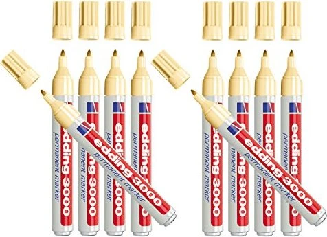 edding 3000 Permanentmarker hellorange, 10er-Pack