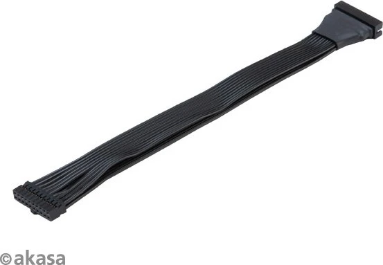 Akasa interne USB 3.0 Verlängerung, schwarz, 0.15m