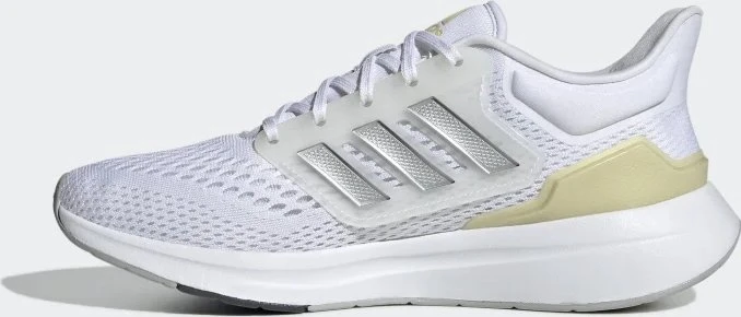 adidas EQ21 cloud white/matte silver/sandy beige met (Damen)