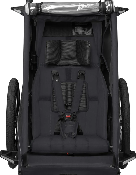 Qeridoo Kidgoo 1 Fahrradanhänger phantom grey (Modell 2026)
