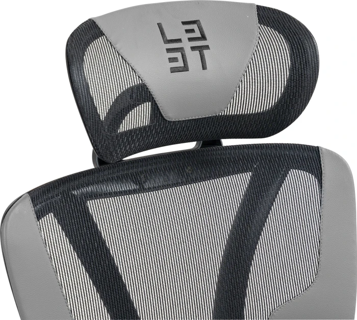 L33T-Gaming FuzionX Ergo Mesh Fabric Gamingstuhl, grau