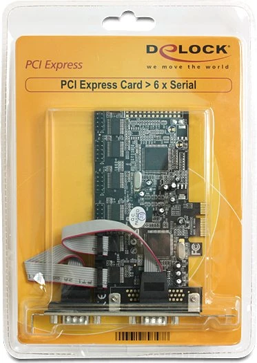 DeLOCK 6x seriell, PCIe x1
