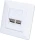 Intellinet 2-Port Cat6 10G RJ45-Netzwerkdose, geschirmt (771900)