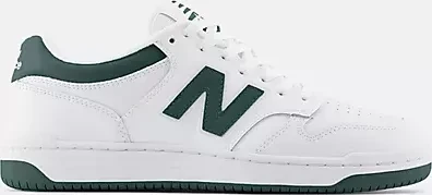 New Balance 480 white/nightwatch green/light aluminum (Herren)