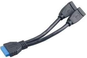 Akasa USB 3.0 internes Adapterkabel (AK-CBUB09-15BK)
