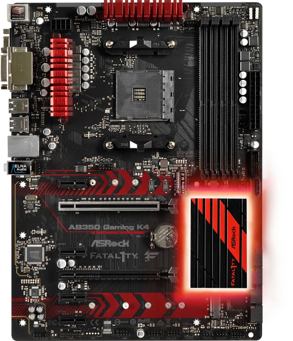 ASRock Fatal1ty AB350 Gaming K4 (AMD AM4)