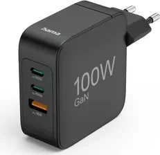 Hama Schnellladegerät GaN 2x USB-C 1x USB-A 100W schwarz