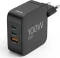 Hama Schnellladegerät GaN 2x USB-C 1x USB-A 100W schwarz Vorschaubild