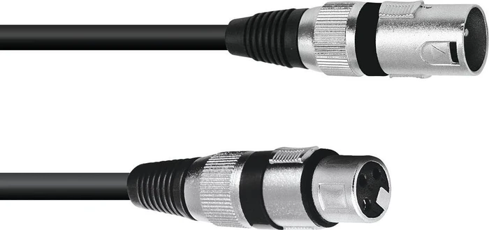 Omnitronic XLR-Kabel schwarz 0.2m