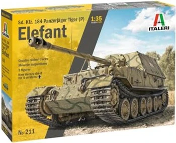 Italeri Elefant Sd. Kfz.184 Panzerjager Tiger (P)