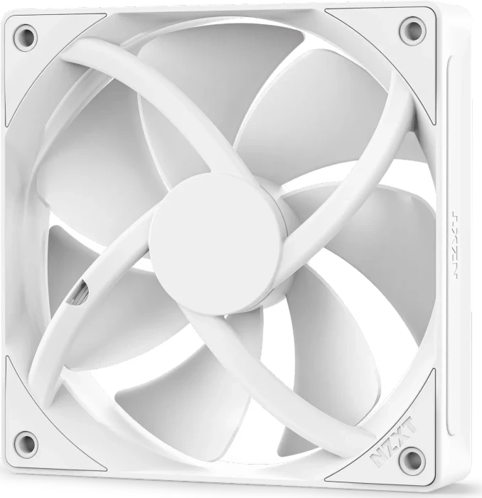 NZXT F Series F120P (2024), Matte White, weiß, 120mm