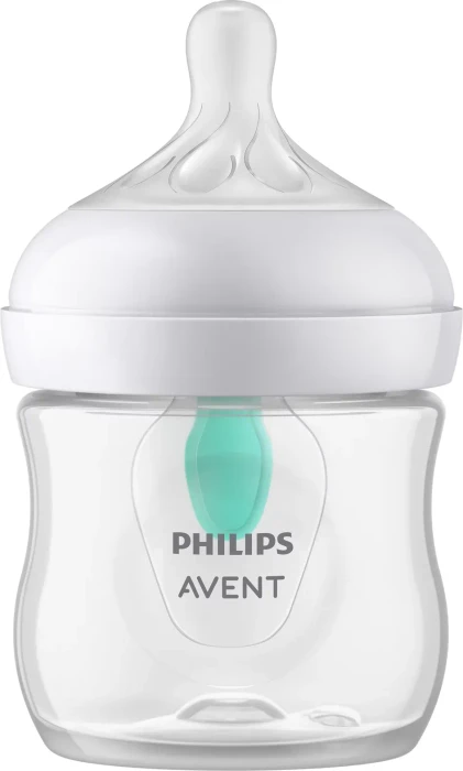 Philips Avent SCY670/02 Natural Response Airfree Ventil Trinkflasche, 125ml, 2 Stück