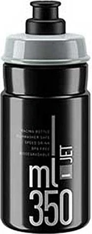 Elite Jet Trinkflasche 350ml black/grey logo