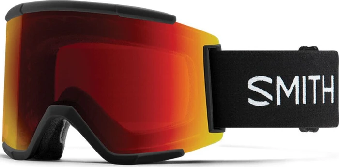 Smith Squad XL black/chromapop sun red mirror