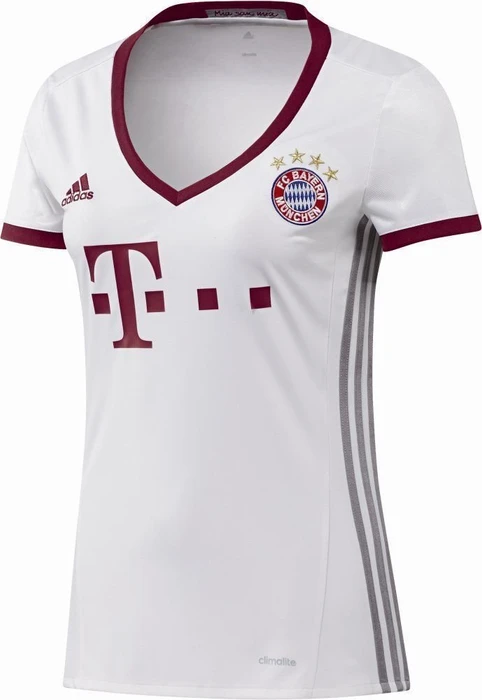 adidas FC Bayern München UCL 2016/2017 Trikot weiß/rot (Damen)