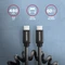 Axagon USB-C Kabel, Twister, USB 2.0, 480Mb/s, 60W PD, USB-C [Stecker] auf USB-C [Stecker], 0.6m Vorschaubild