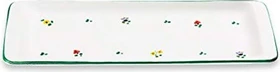 Gmundner Keramik Streublumen Stollenplatte 42x16cm