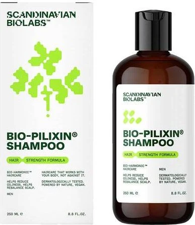 Scandinavian Biolabs Men Bio-Pilixin Shampoo Hair Strength Formula, 250ml