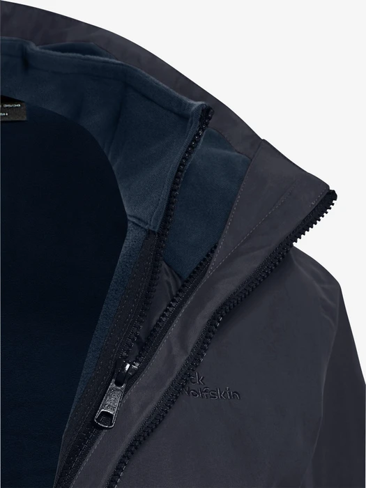 Jack Wolfskin Baylight 3in1 Funktionsmantel dark navy (Damen)