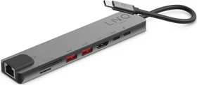Linq 8 in 1 Hub Pro Edition Multiport-Adapter, USB-C 3.1 [Stecker] (LQ48010)