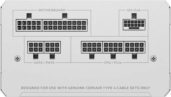 Corsair RMe Series 2025 RM750e White 750W, ATX 3.1