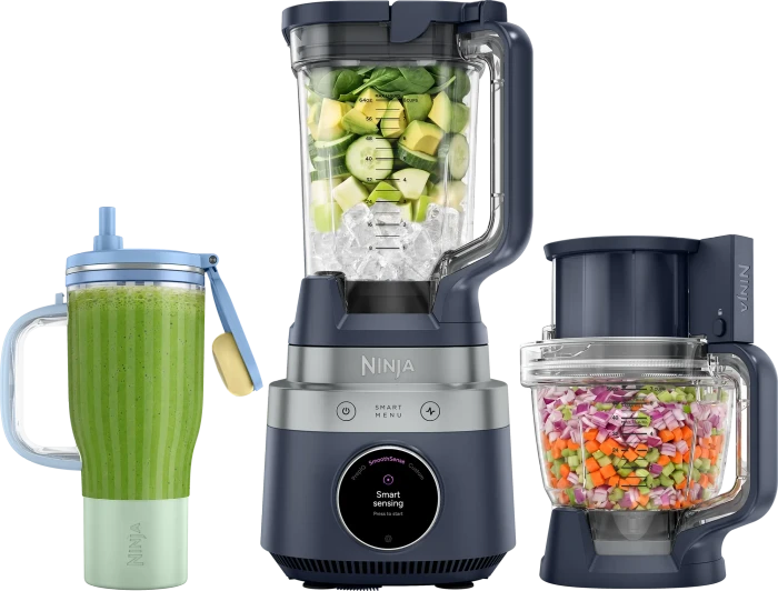 Ninja CrushBoss 3 in 1 Standmixer mitternachtsblau