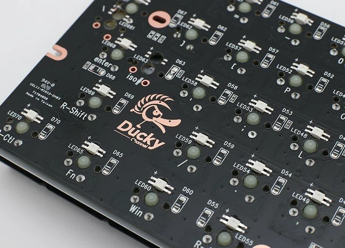 Ducky Mecha Mini PBT, schwarz, MX RGB BROWN, USB, DE