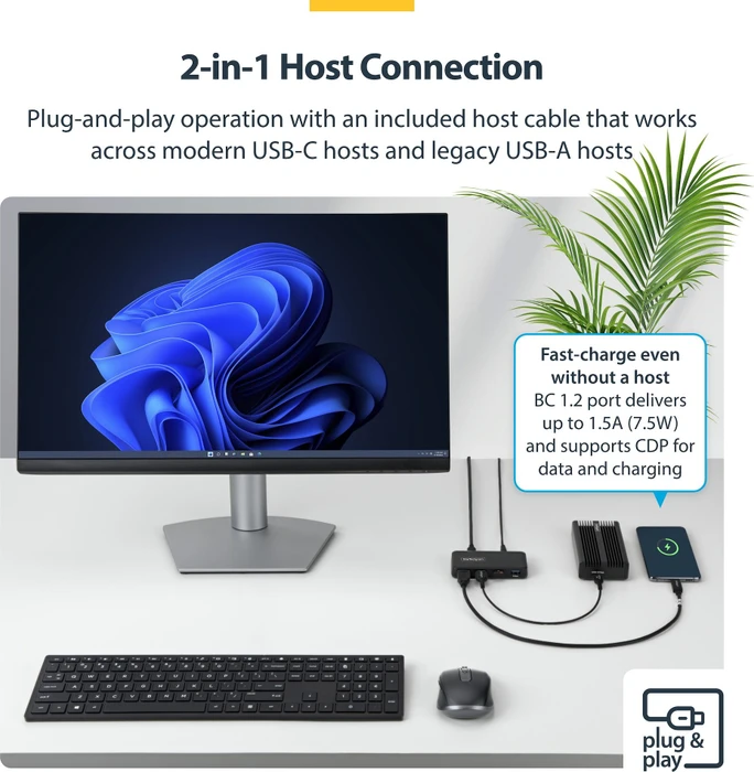 StarTech 4-Port USB-A Hub, USB-C 3.0 [Buchse]