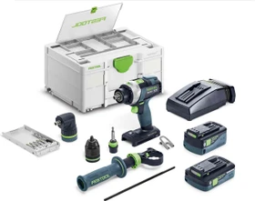 Festool TPC 18/4 5.0/4.0 I-Set Quadrive Akku-Schlagbohrschrauber inkl. Systainer + 2 Akkus 4.0/5.0Ah + Zubehör