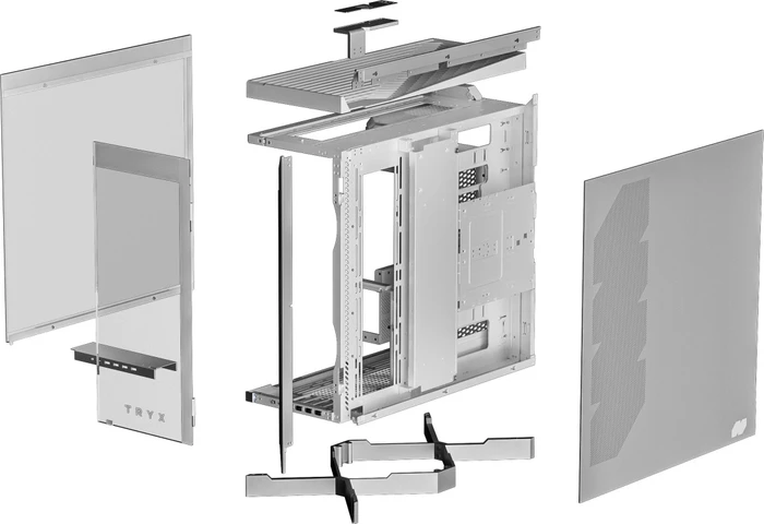 TRYX Luca L70 White, Glasfenster