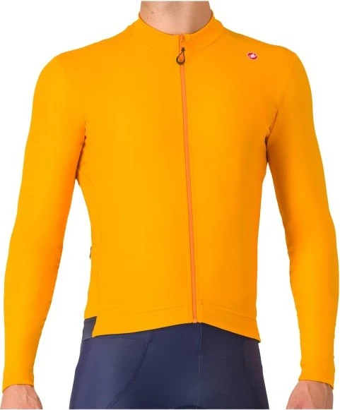 Castelli Espresso Thermal Trikot langarm vivid orange/dark gray (Herren)