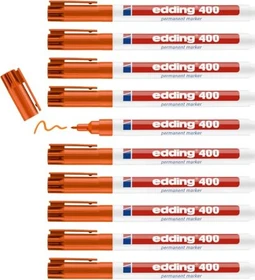 edding 400 Permanentmarker orange, 10er-Pack
