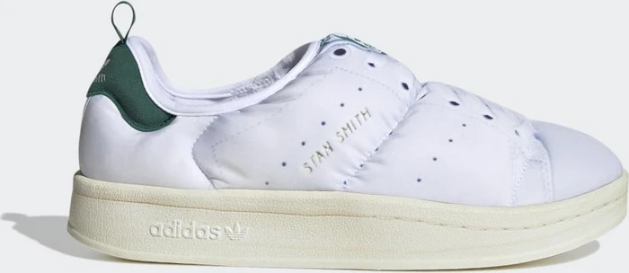 adidas Puffylette cloud white/collegiate green gold/old gold