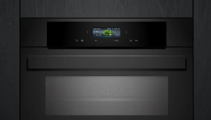 Siemens iQ700 CM924G1M1 Backofen mit Mikrowelle mattschwarz