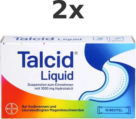 Talcid Liquid Suspension, 10 Stück