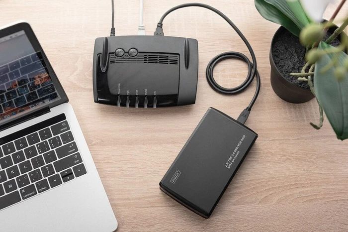 Digitus externes Gehäuse, USB 3.0 Mini-B