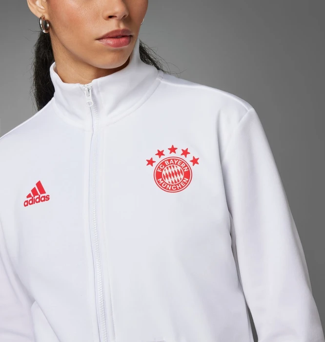 adidas FC Bayern München Anthem Jacke weiß (Damen)
