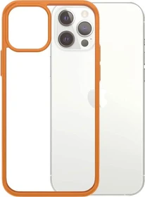 PanzerGlass Clear Case Color AntiBacterial Limited Edition für Apple iPhone 12/12 Pro orange